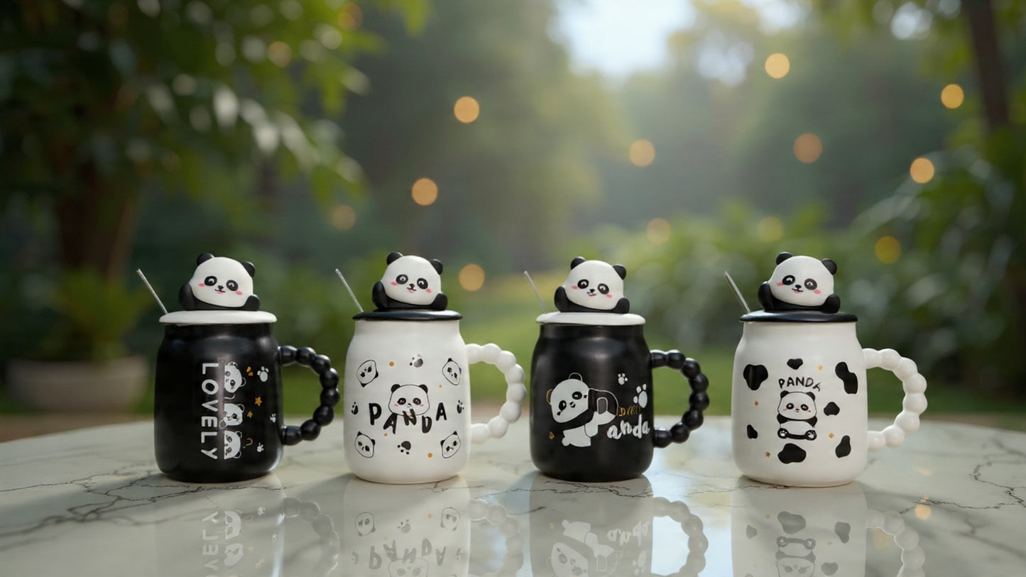 Taza Panda con Hermosa Tapita - Tazas de Panda