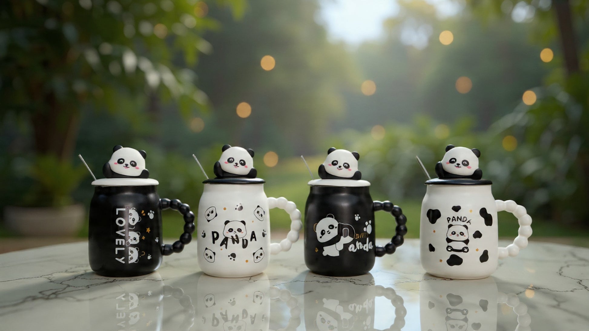 Taza Panda con Hermosa Tapita - Tazas de Panda