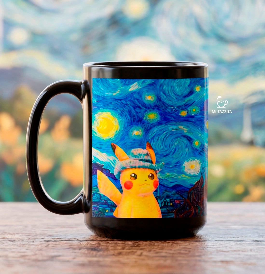 Taza Pikachu Van Gogh | Tazas Pokémon