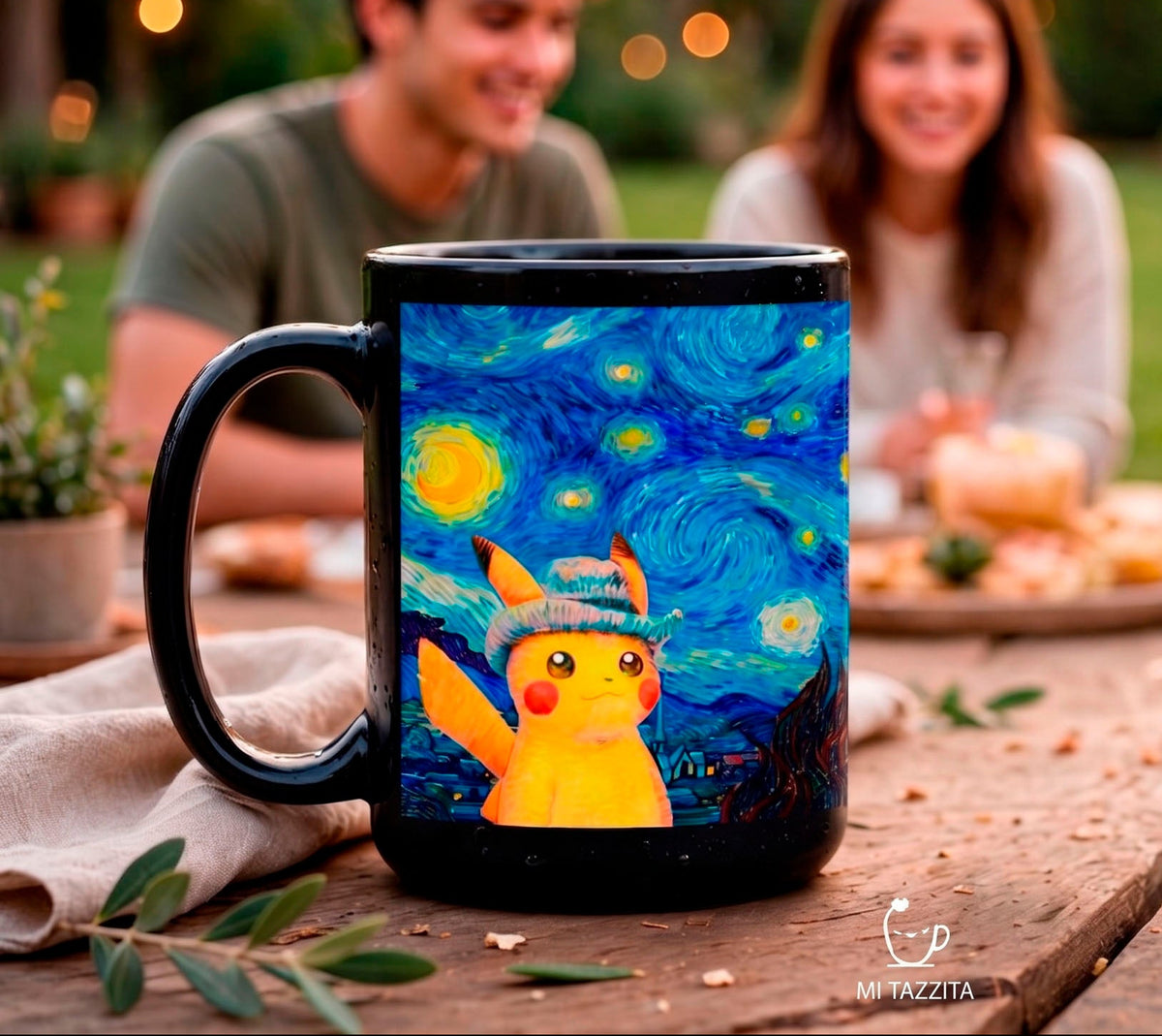 Taza Pikachu Van Gogh | Tazas Pokémon