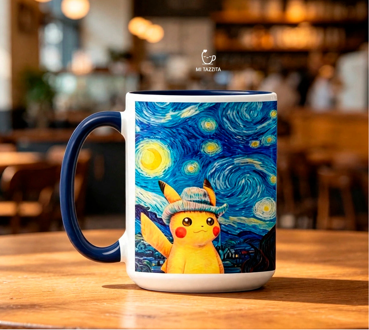 Taza Pikachu Van Gogh | Tazas Pokémon