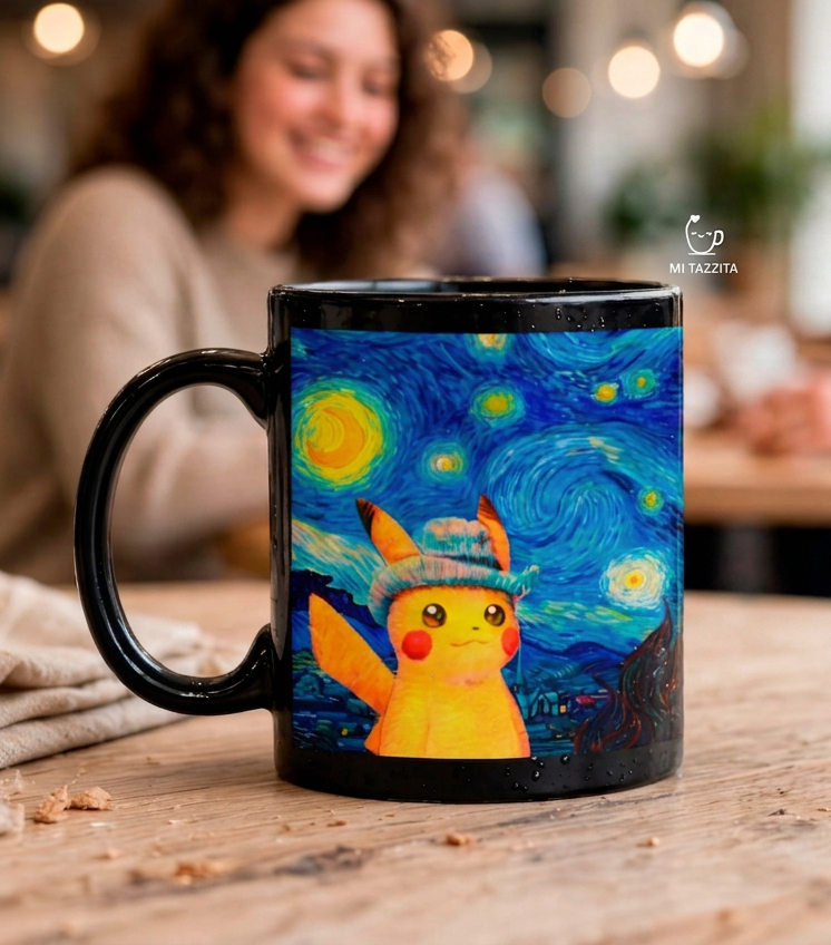 Taza Pikachu Van Gogh | Tazas Pokémon