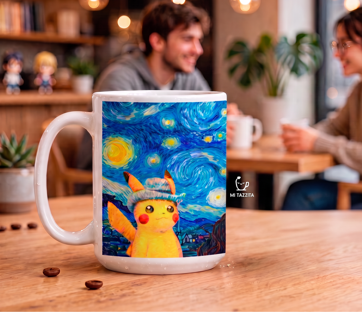 Taza Pikachu Van Gogh | Tazas Pokémon