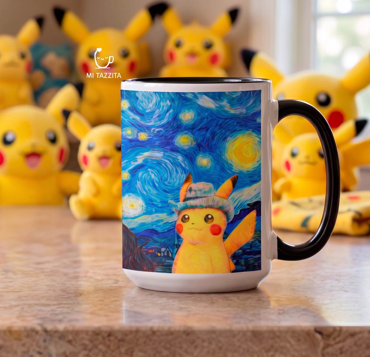 Taza Pikachu Van Gogh | Tazas Pokémon
