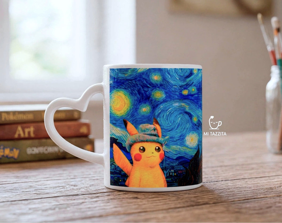 Taza Pikachu Van Gogh | Tazas Pokémon