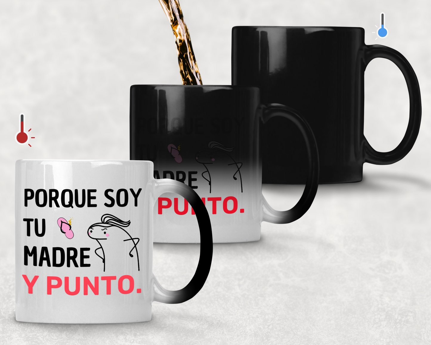 Taza Porque soy tu madre y PUNTO. | Tazas Día de la Madre - Tazas para Mamá | Taza Mágica de 11 oz
