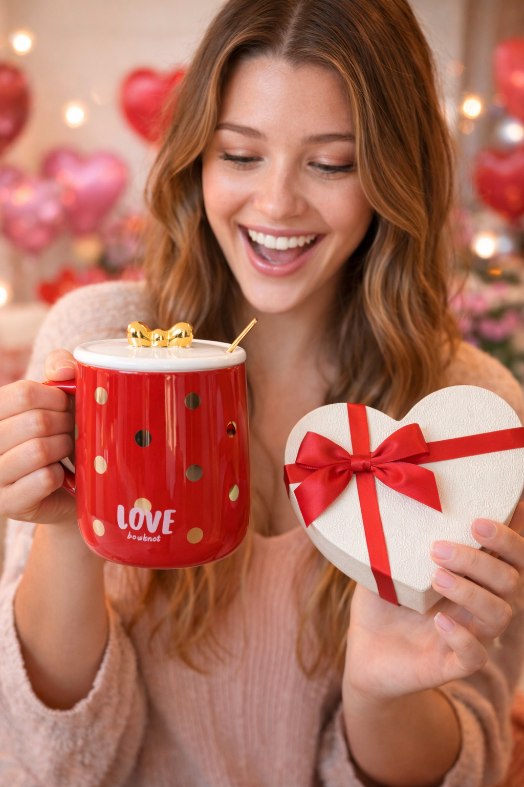 Taza Roja Reina del Amor | Tazas San Valentín 