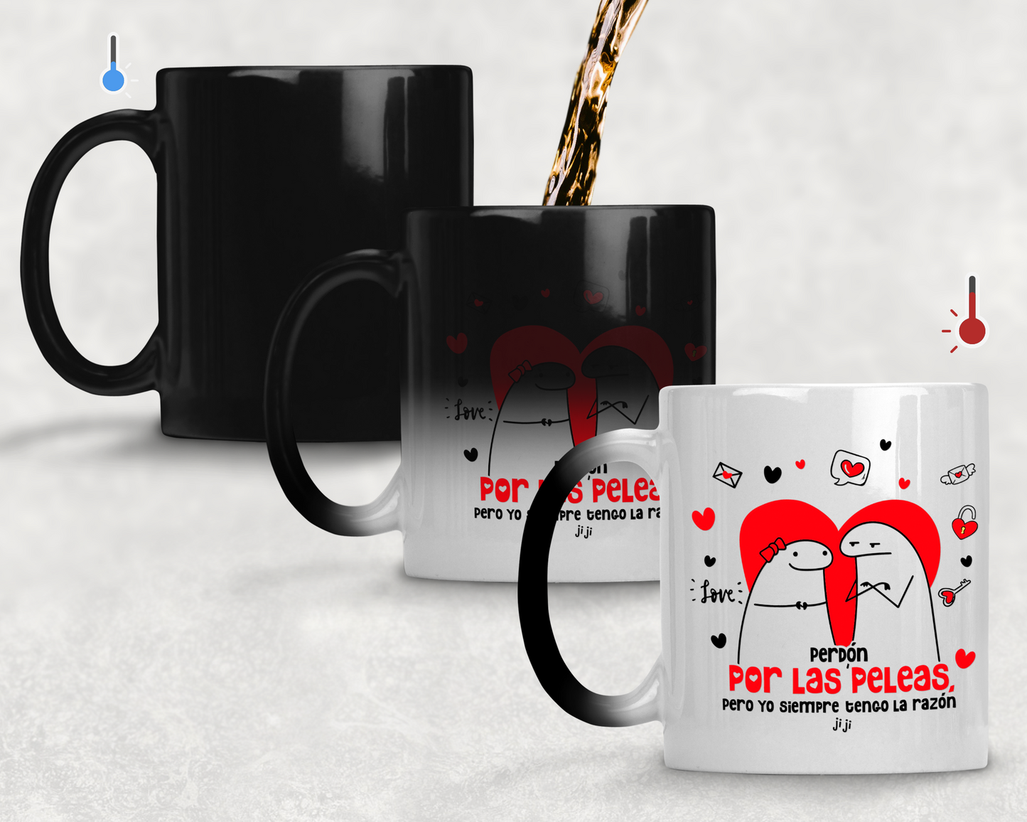 Taza Siempre tengo la Razón ji ji - Tazas San Valentín - Taza Mágica de 11 oz