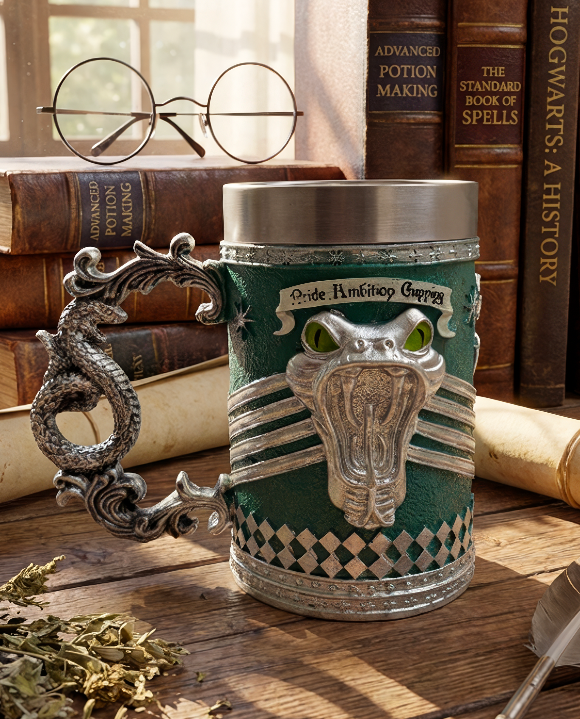 Grande Taza/Chop de Slytherin - Tazas Harry Potter 