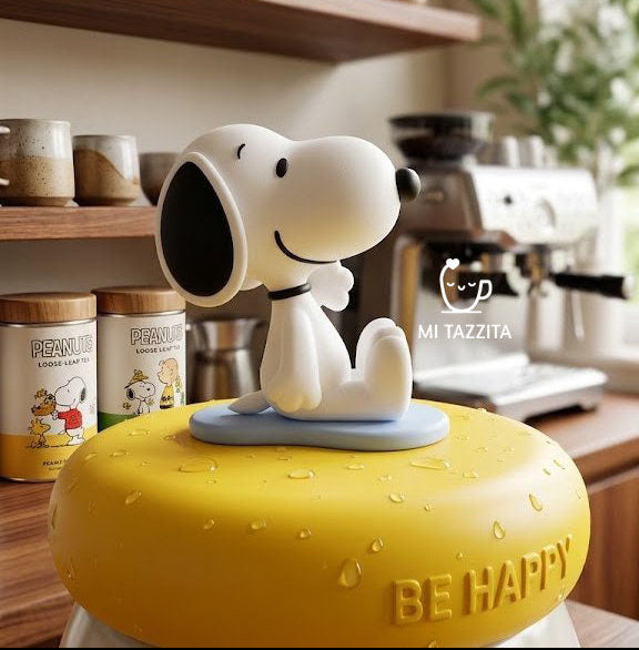Taza Snoopy con Tapa del Personaje y Sorbete | Tazas de Snoopy