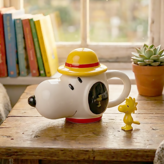 Taza Snoopy estilo One Piece - Edición Limitada