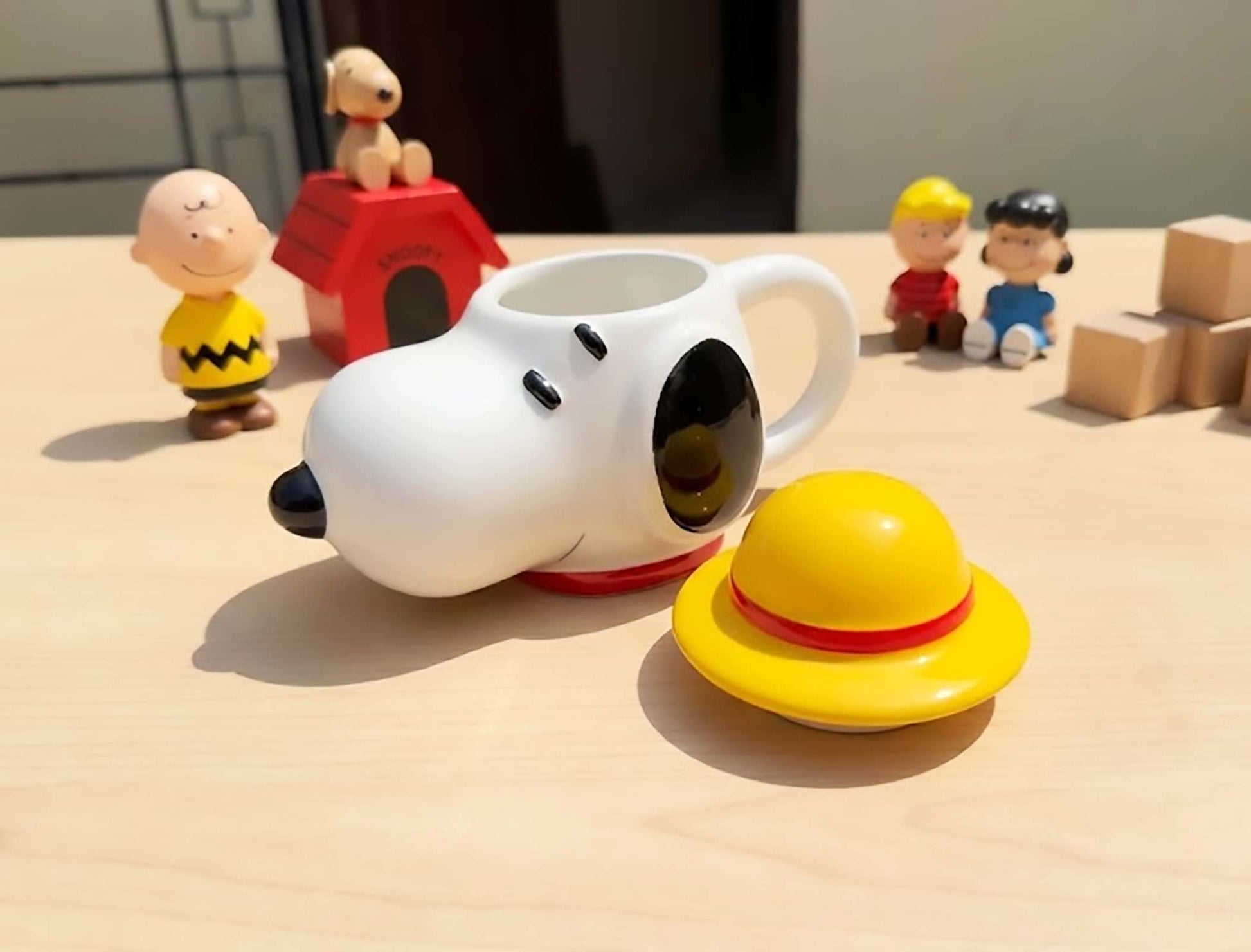 Taza Snoopy estilo One Piece - Edición Limitada