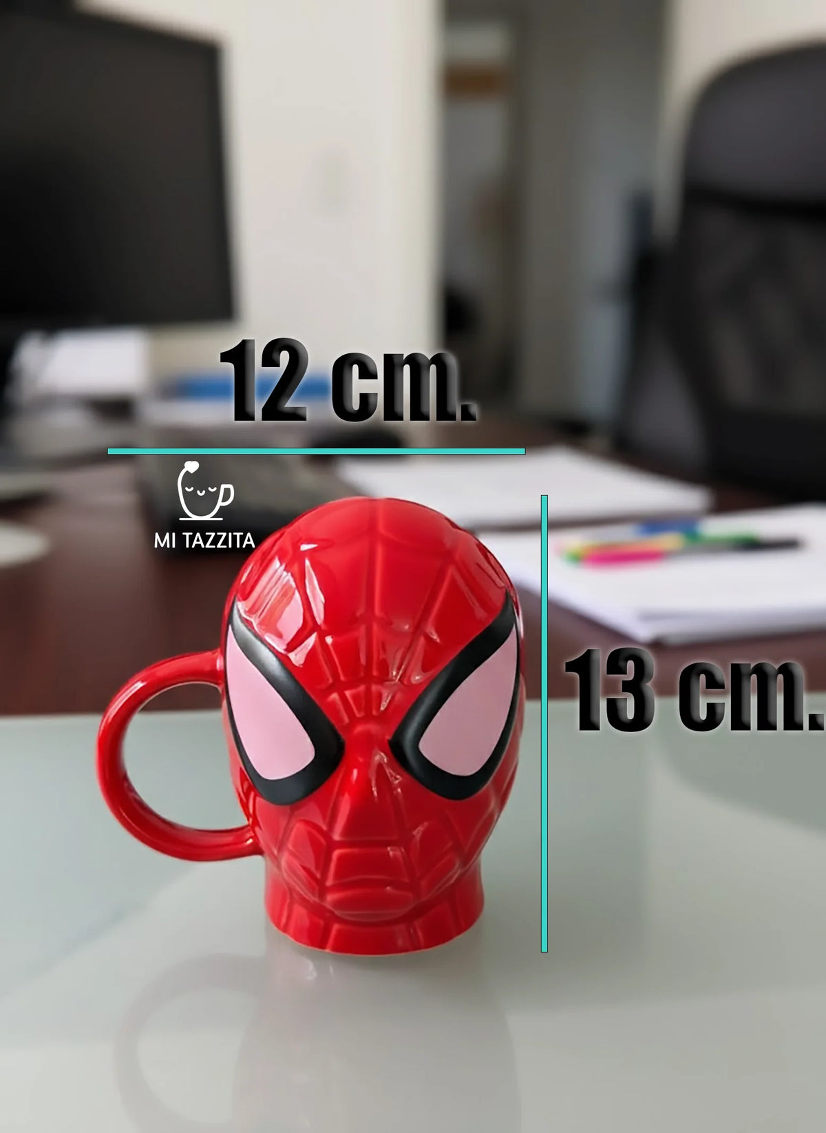Taza Spider-Man en 3D