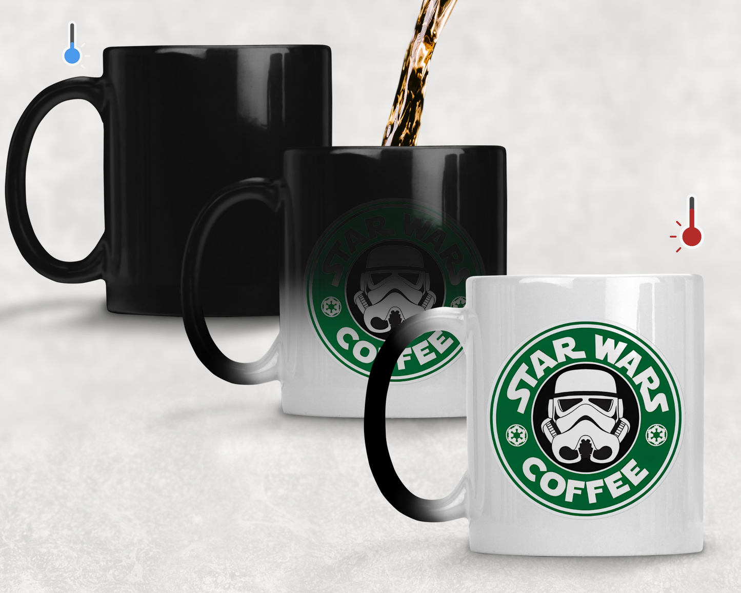 Taza Star Wars Coffee | Taza Star Wars | Taza Mágica de 11 oz