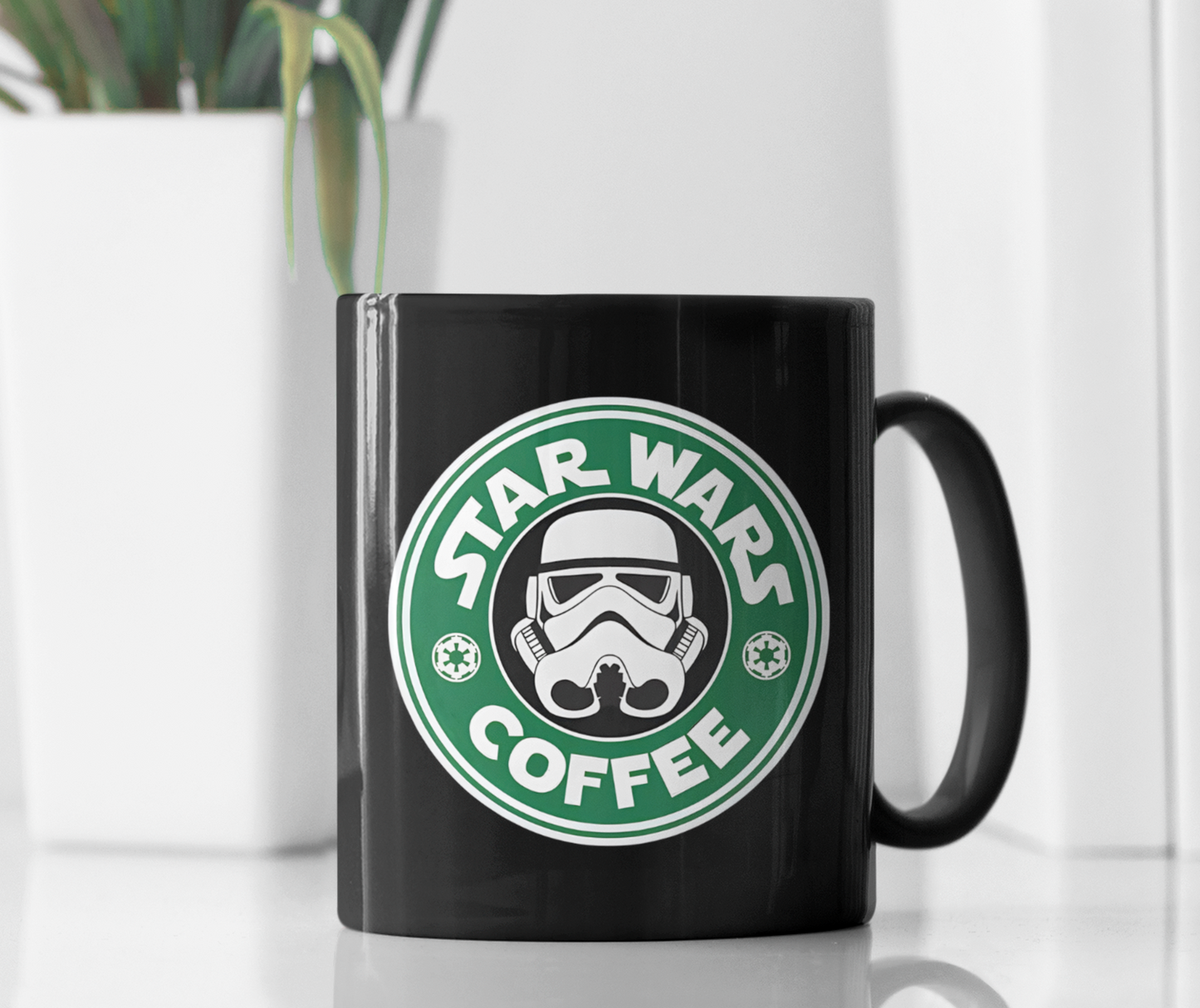 Taza Star Wars Coffee | Taza Star Wars | Taza Negra de 11 oz