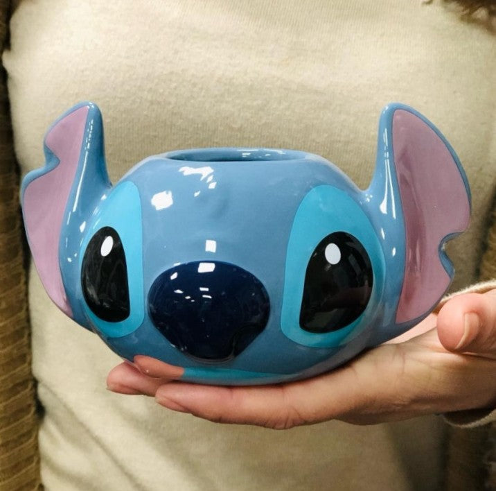Taza Stitch Sonriente en 3D