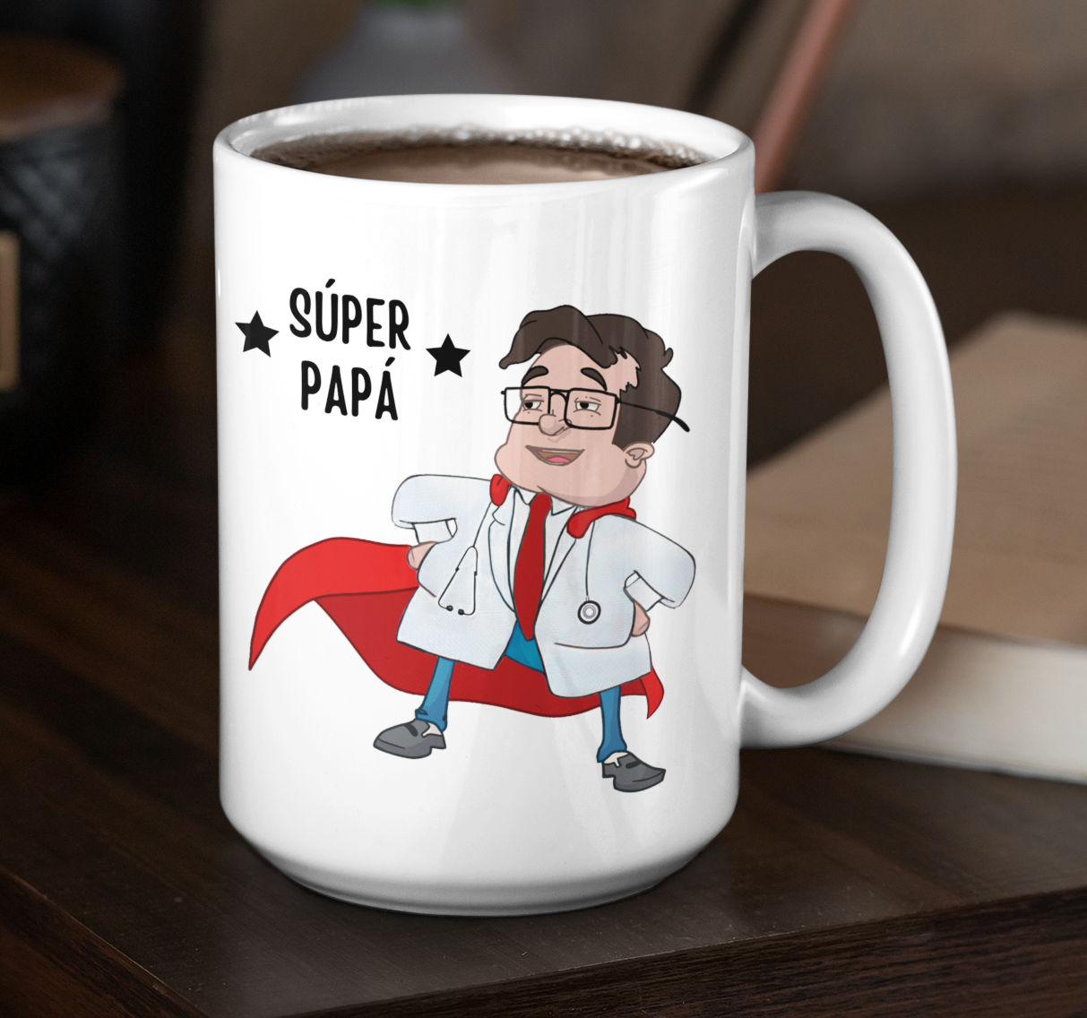 Taza Súper Papá Doctor - Taza para Papá
