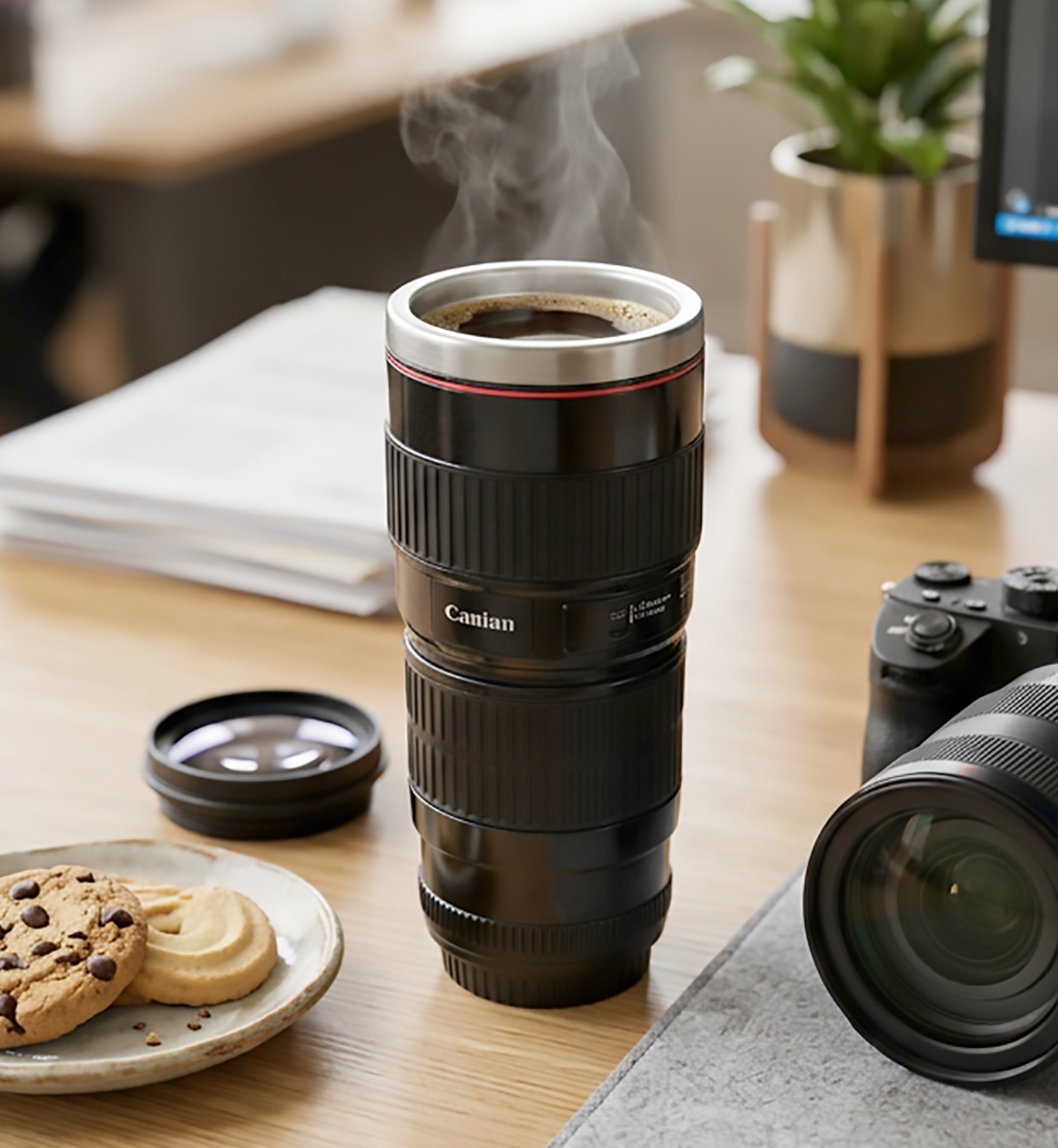 Taza/Termo Lente de Cámara | Tazas para Fotógrafos