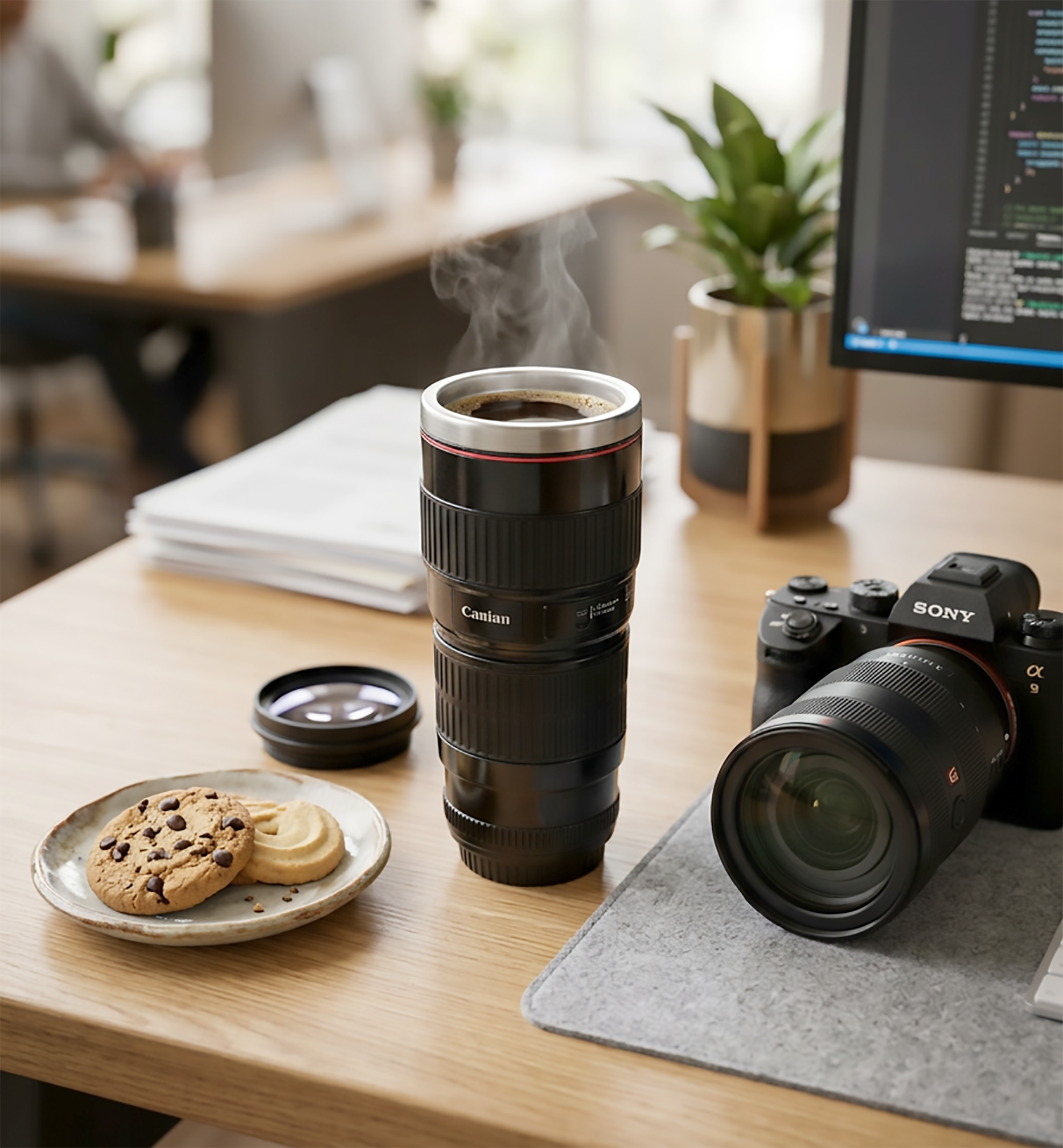Taza/Termo Lente de Cámara | Tazas para Fotógrafos