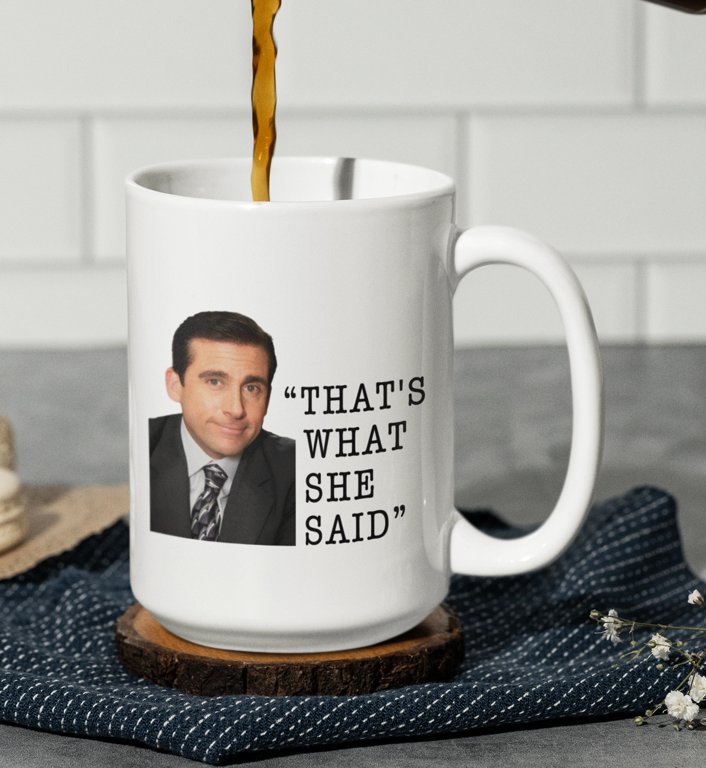 Taza That's What She Said - Taza Blanca 15 oz - Tazas The Office - Tazas de series