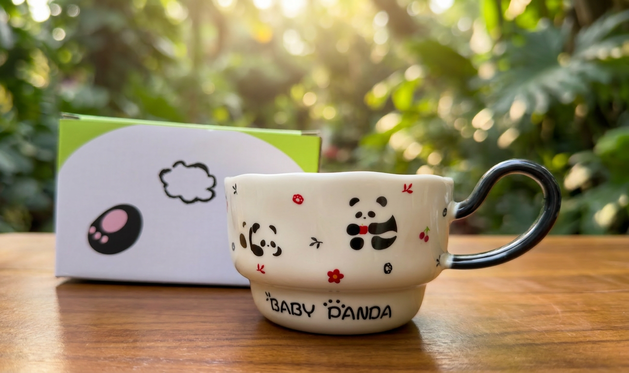 Taza Tipo Bowl Baby Panda | Tazas de Panda
