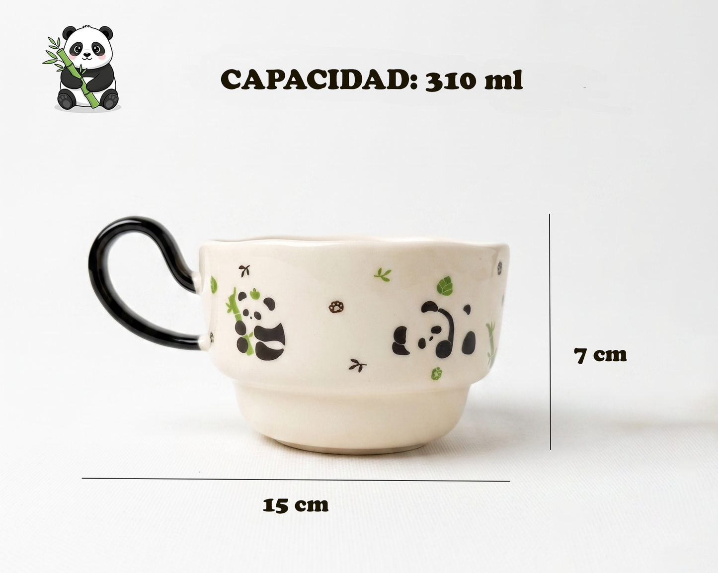 Taza Tipo Bowl Baby Panda | Tazas de Panda24