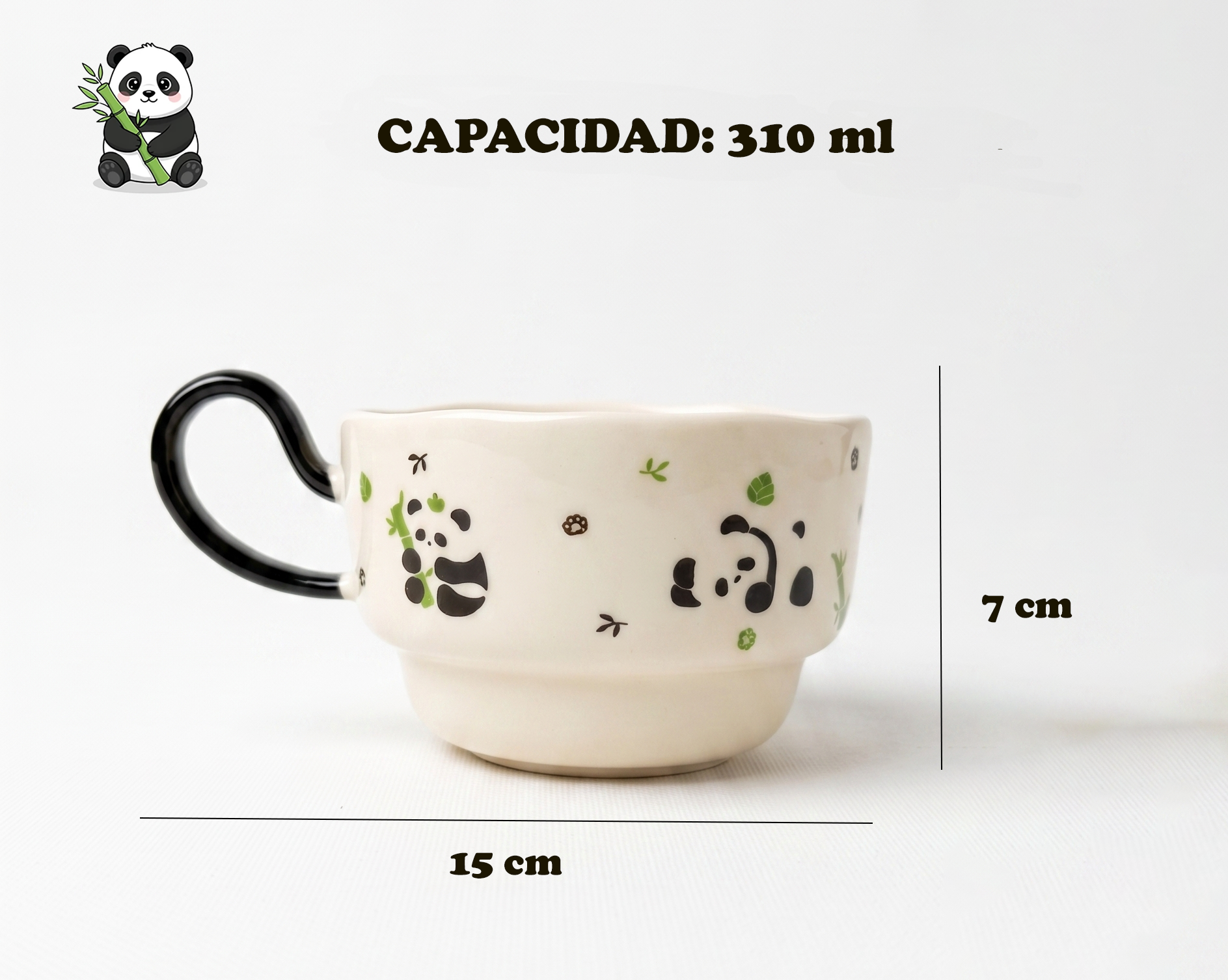 Taza Tipo Bowl Baby Panda | Tazas de Panda24