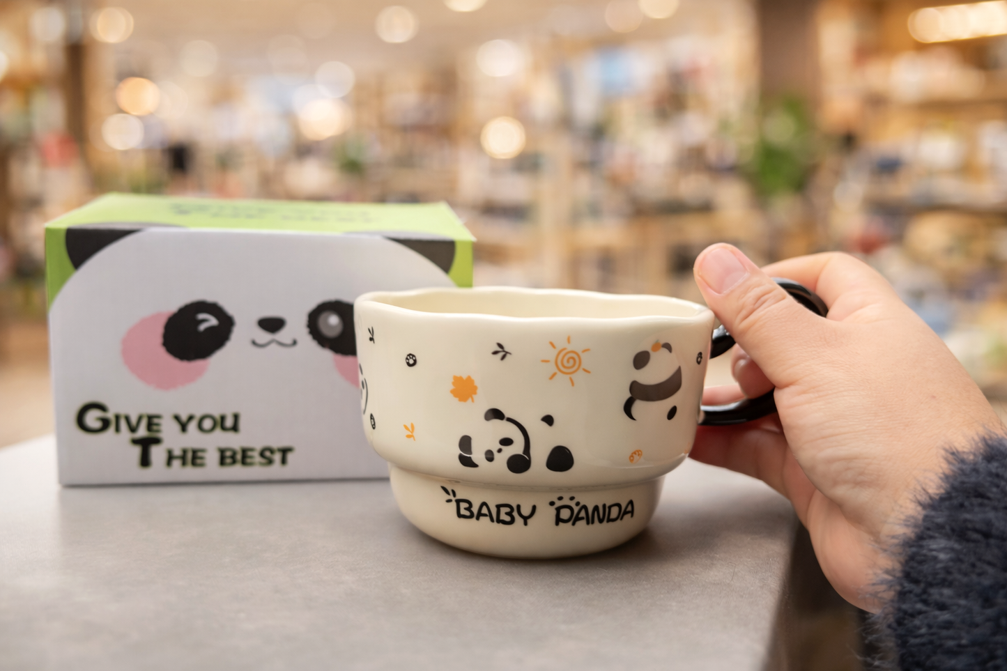 Taza Tipo Bowl Baby Panda | Tazas de Panda