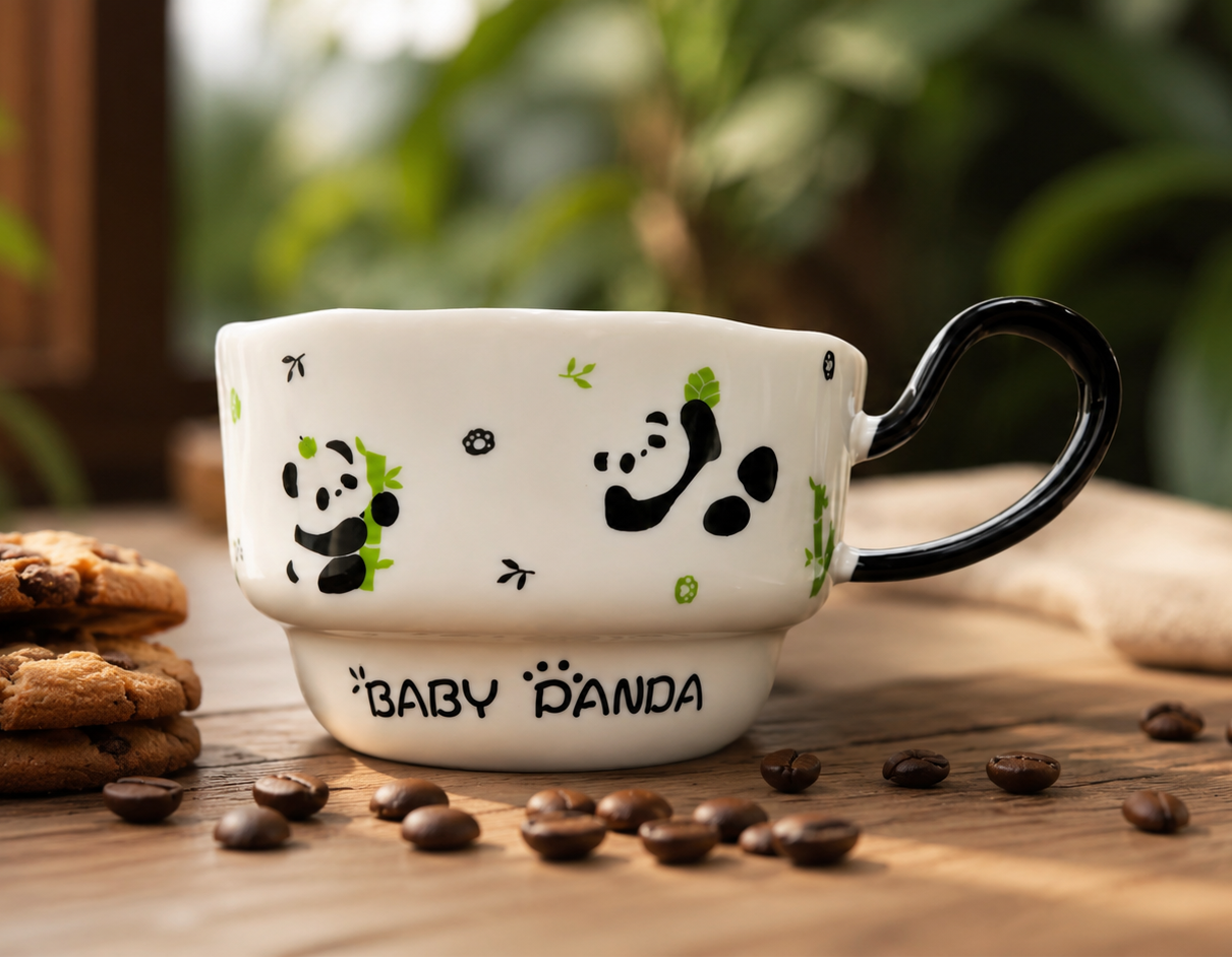 Taza Tipo Bowl Baby Panda | Tazas de Panda