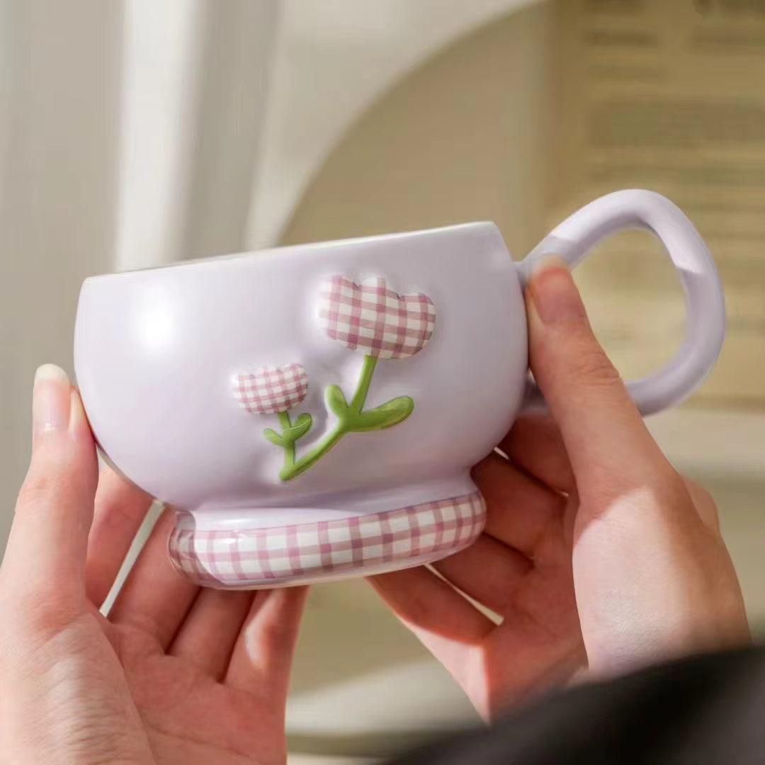 Taza Tipo Bowl de Tulipanes10