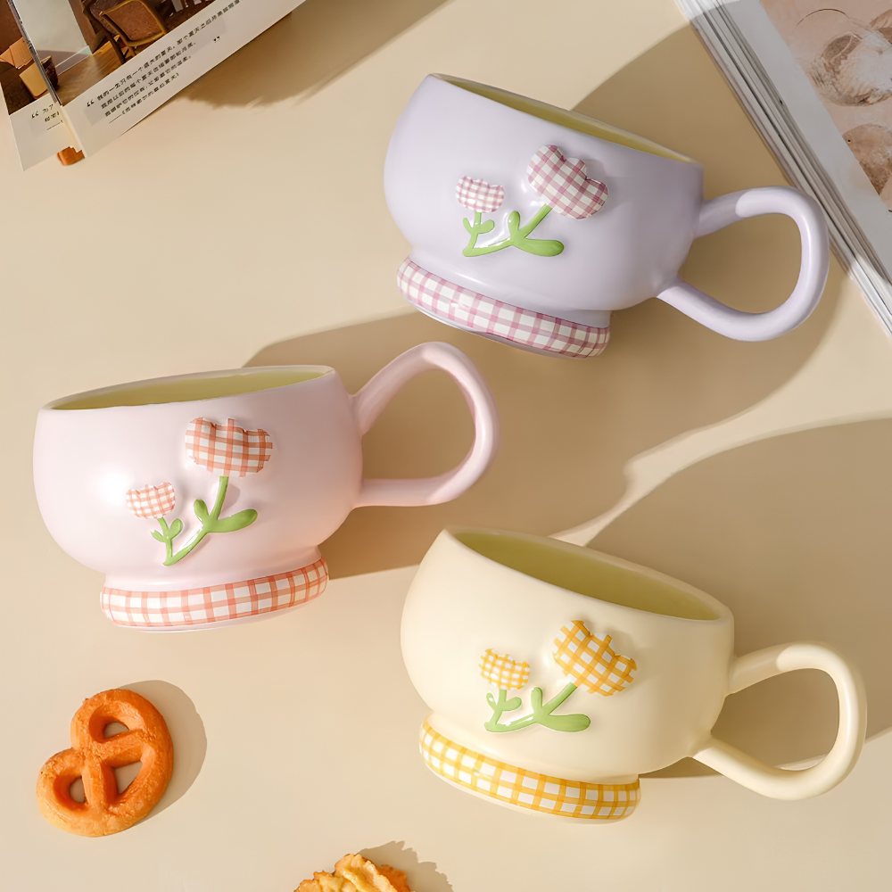 Taza Tipo Bowl de Tulipanes12