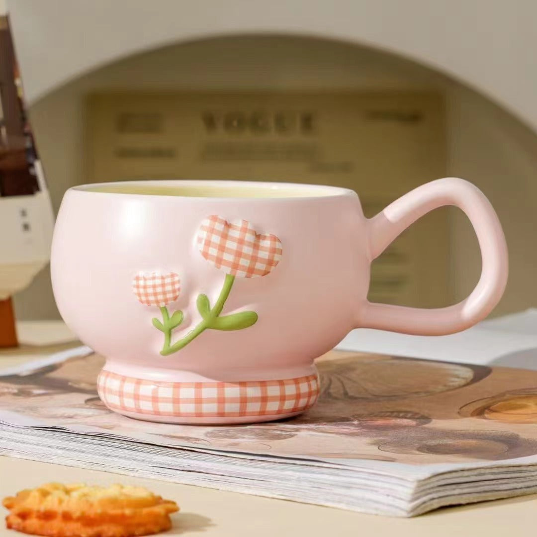 Taza Tipo Bowl de Tulipanes2