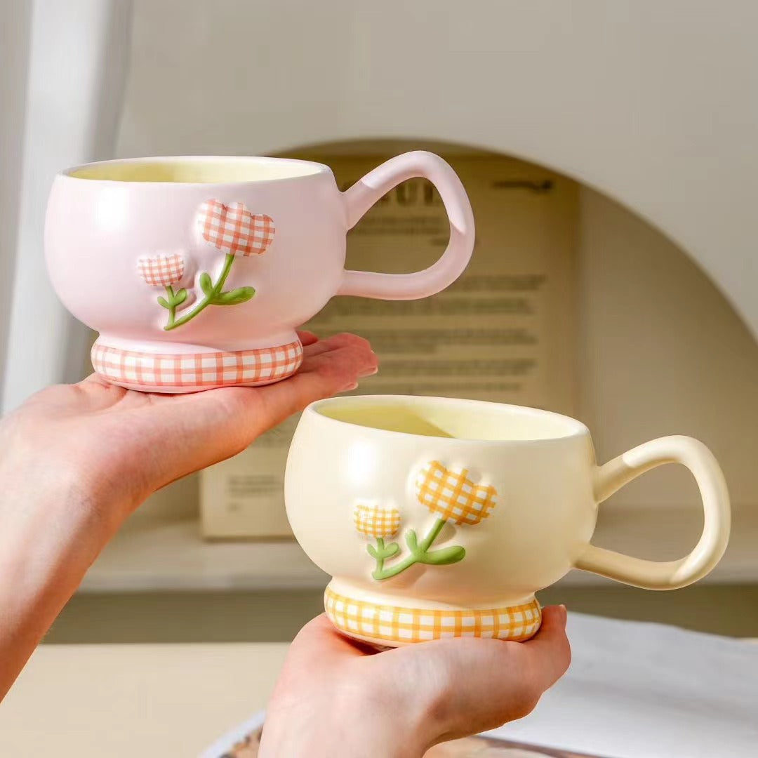 Taza Tipo Bowl de Tulipanes4