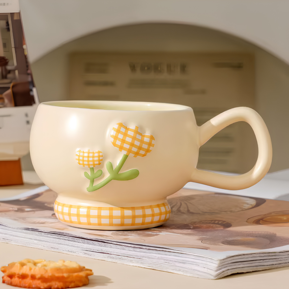 Taza Tipo Bowl de Tulipanes5