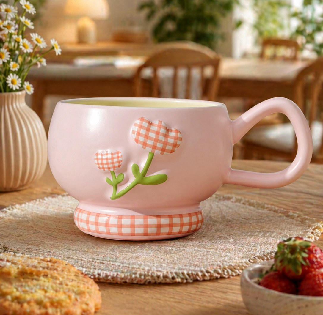 Taza Tipo Bowl de Tulipanes7