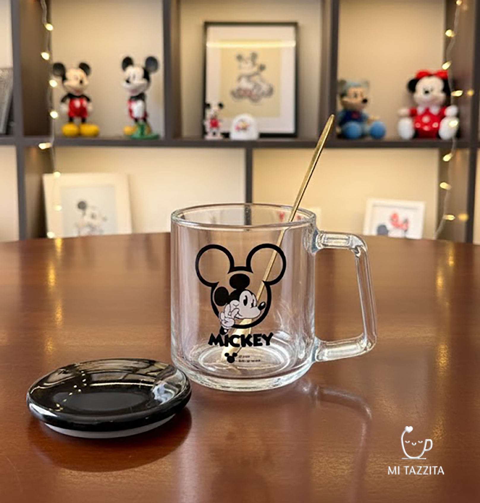 Taza Transparente de Mickey Mouse - Tazas Mickey & Minnie Mouse
