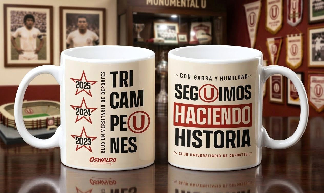 Tricampeón Universitario con tu Nombre Personalizado