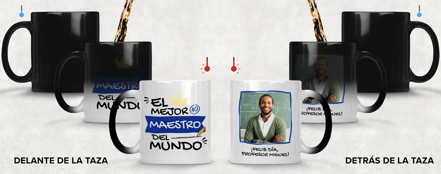 Taza Tu Profesor Favorito en tu taza Personalizada_-Taza Mágica 11 oz-Tazas Día del Maestro -Taza Profesor