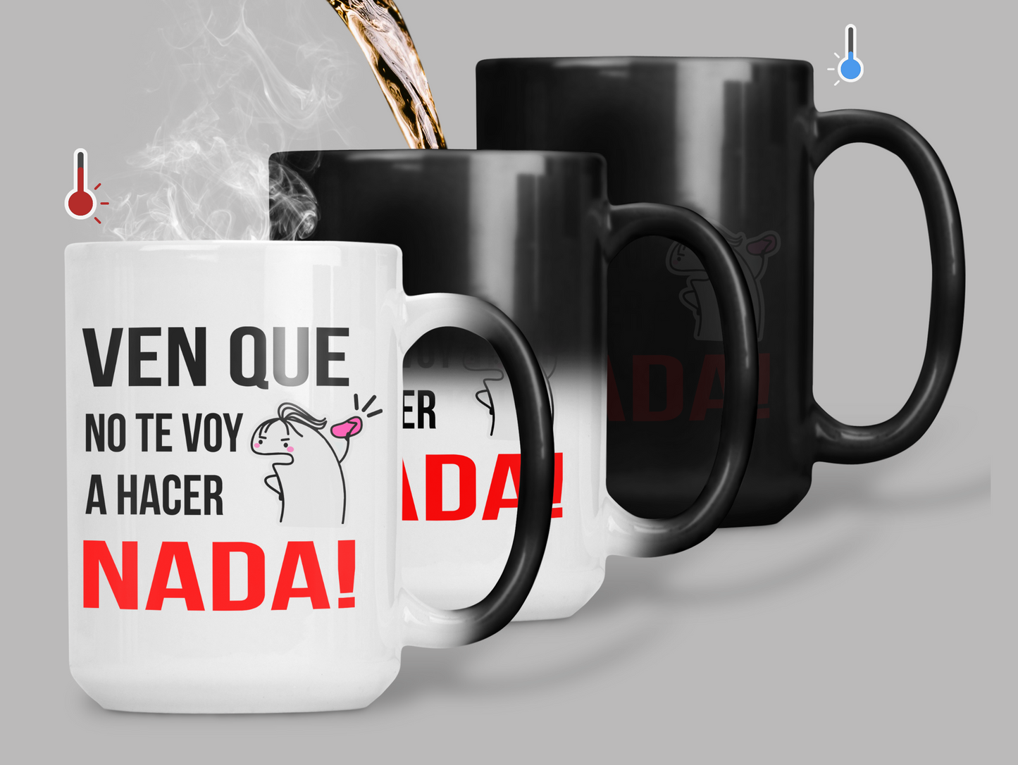 Taza Ven que no te voy a hacer nada!  | Tazas Día de la Madre - Tazas para Mamá | Taza Mágica de 15 oz