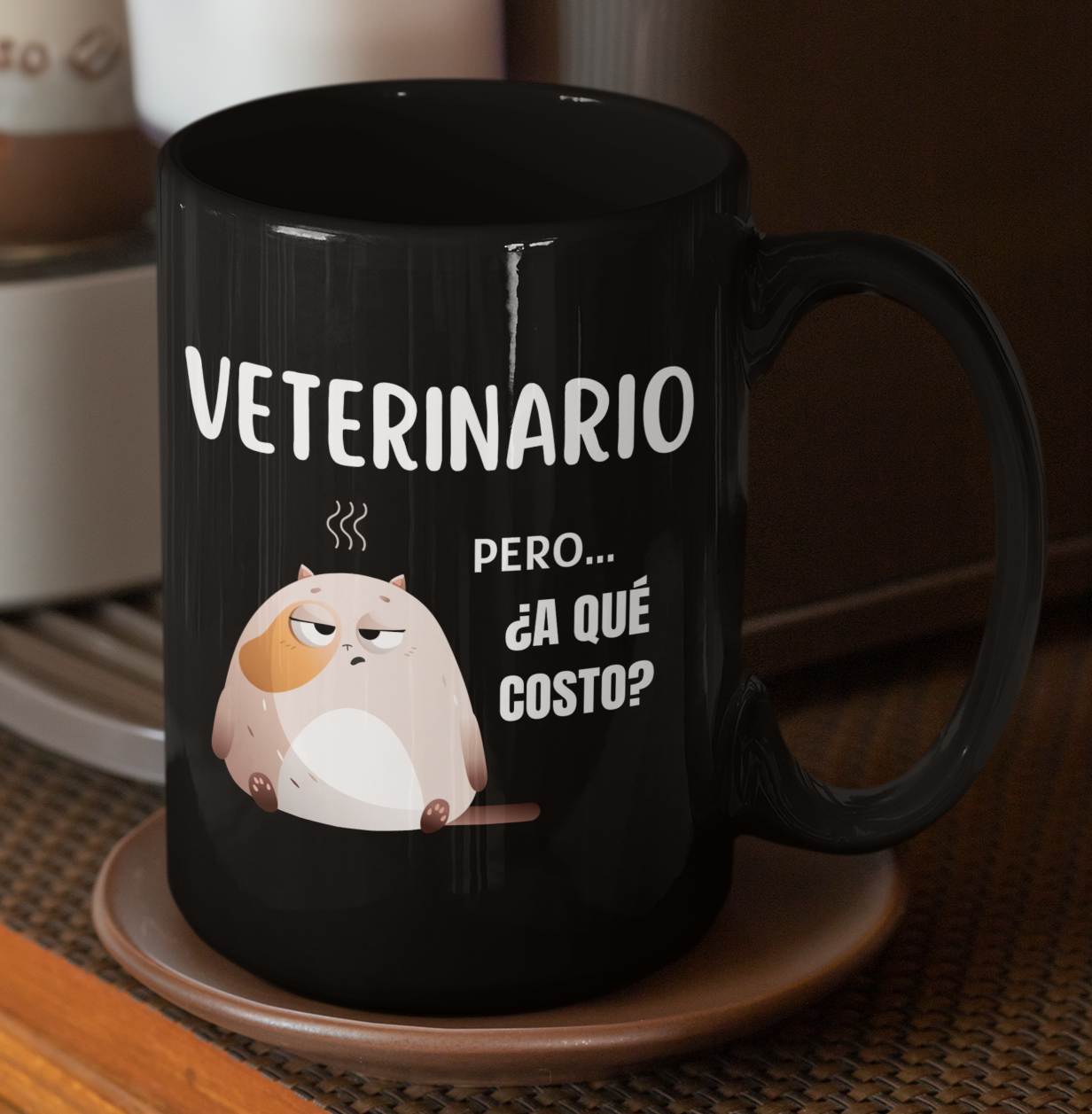 Taza Veterinario pero ¿A qué costo? -  Taza para Veterinario