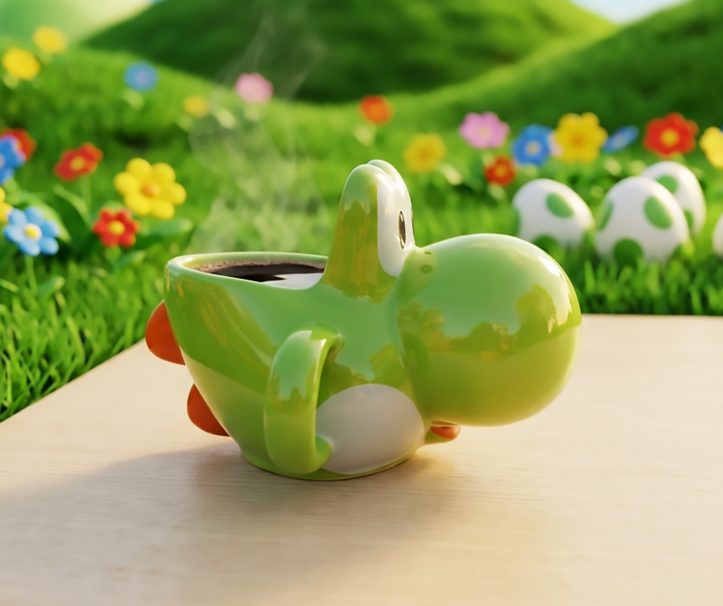 Taza Yoshi | Tazas Mario Bros