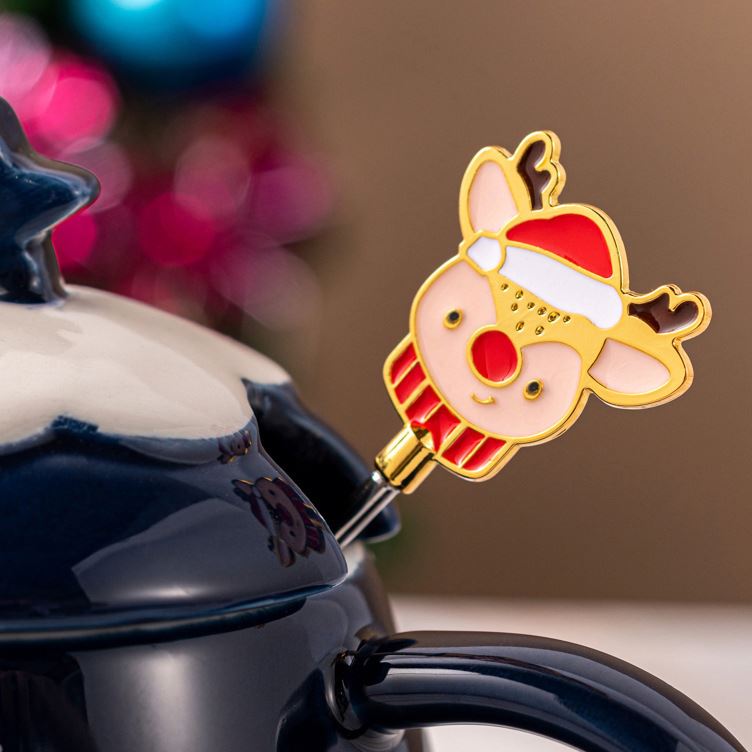 Taza Árbol de Navidad con Ventana de Personaje  - Tazas Navideñas