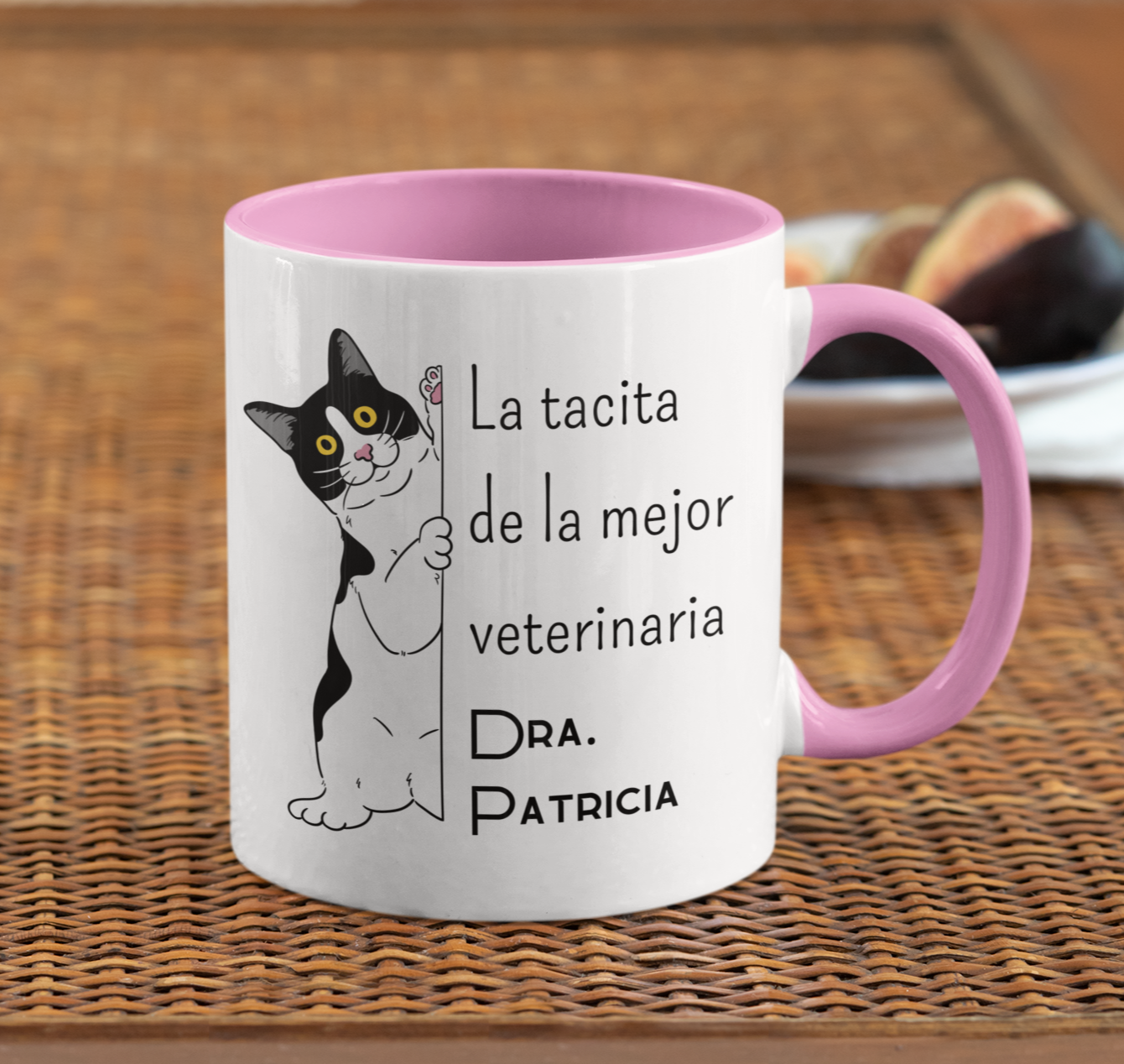 Taza La Tacita de la mejor Veterinaria con tu Nombre - Taza para Veterinario