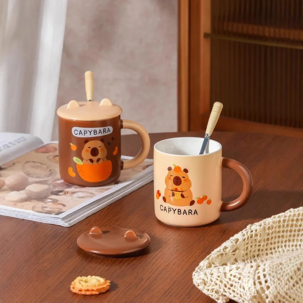 Tazas Capibara Kawaii - Tazas de Capibara - Tazas para Niños & Niñas 