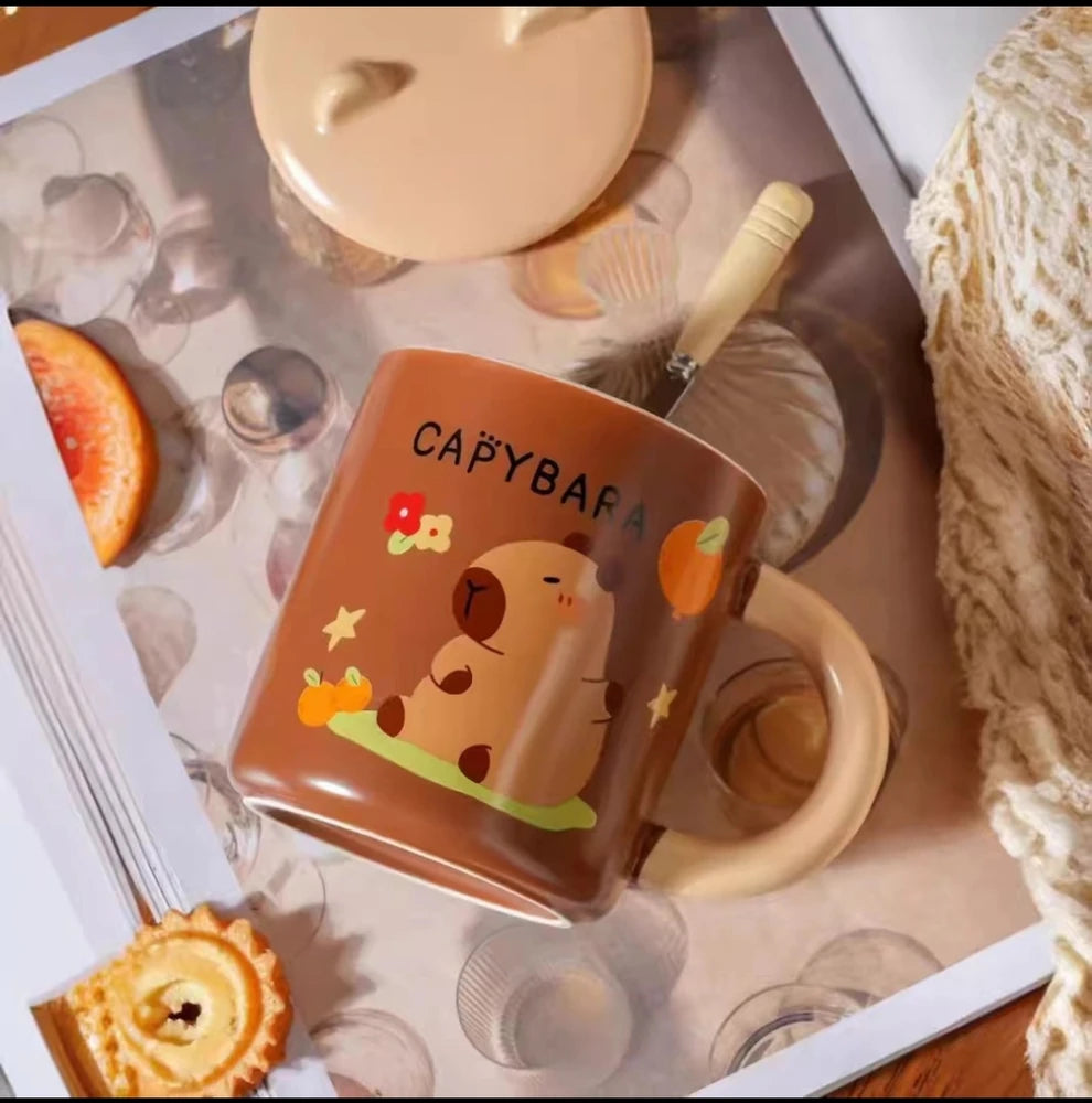 Tazas Capibara Kawaii - Tazas de Capibara - Tazas para Niños & Niñas 