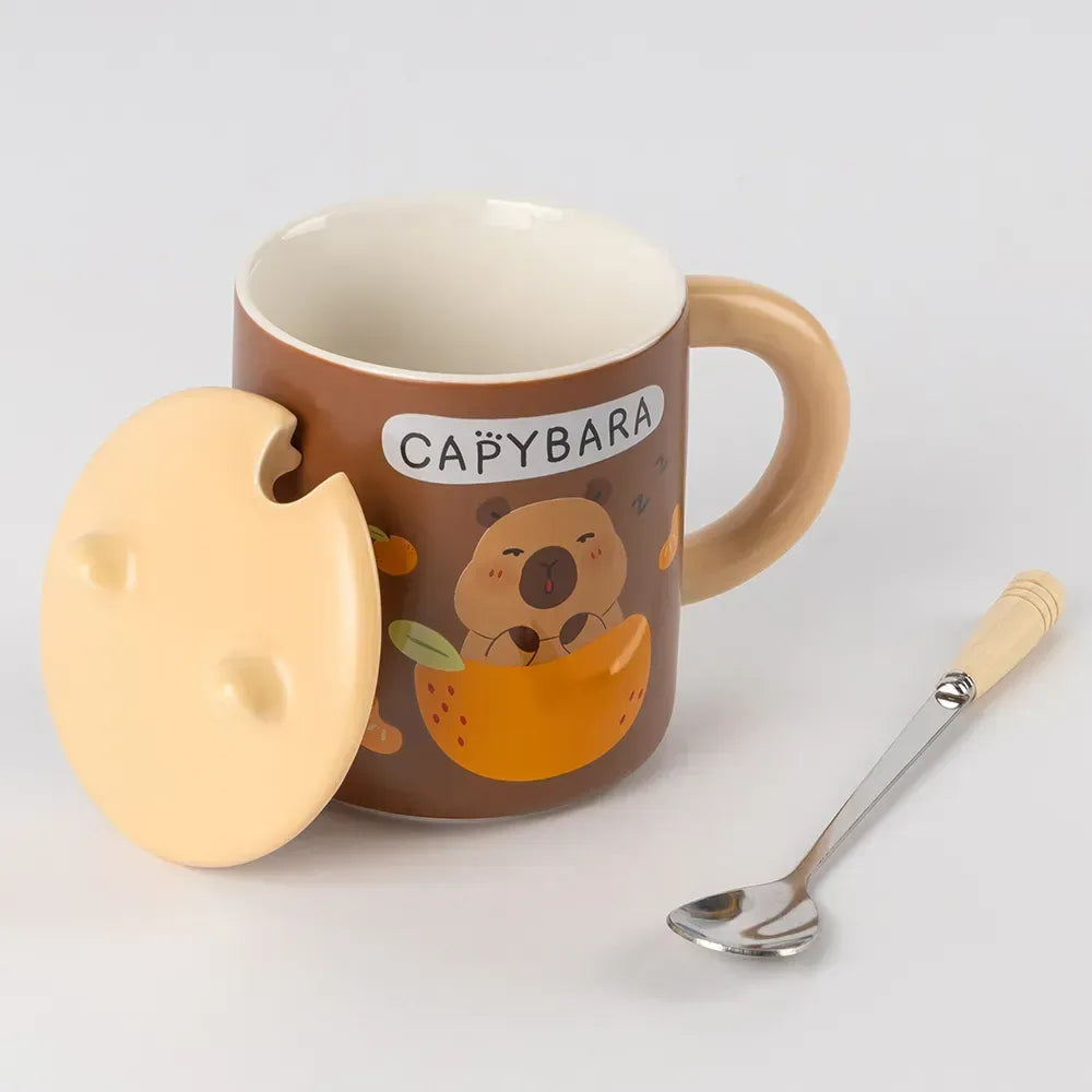 Tazas Capibara Kawaii - Tazas de Capibara - Tazas para Niños & Niñas 