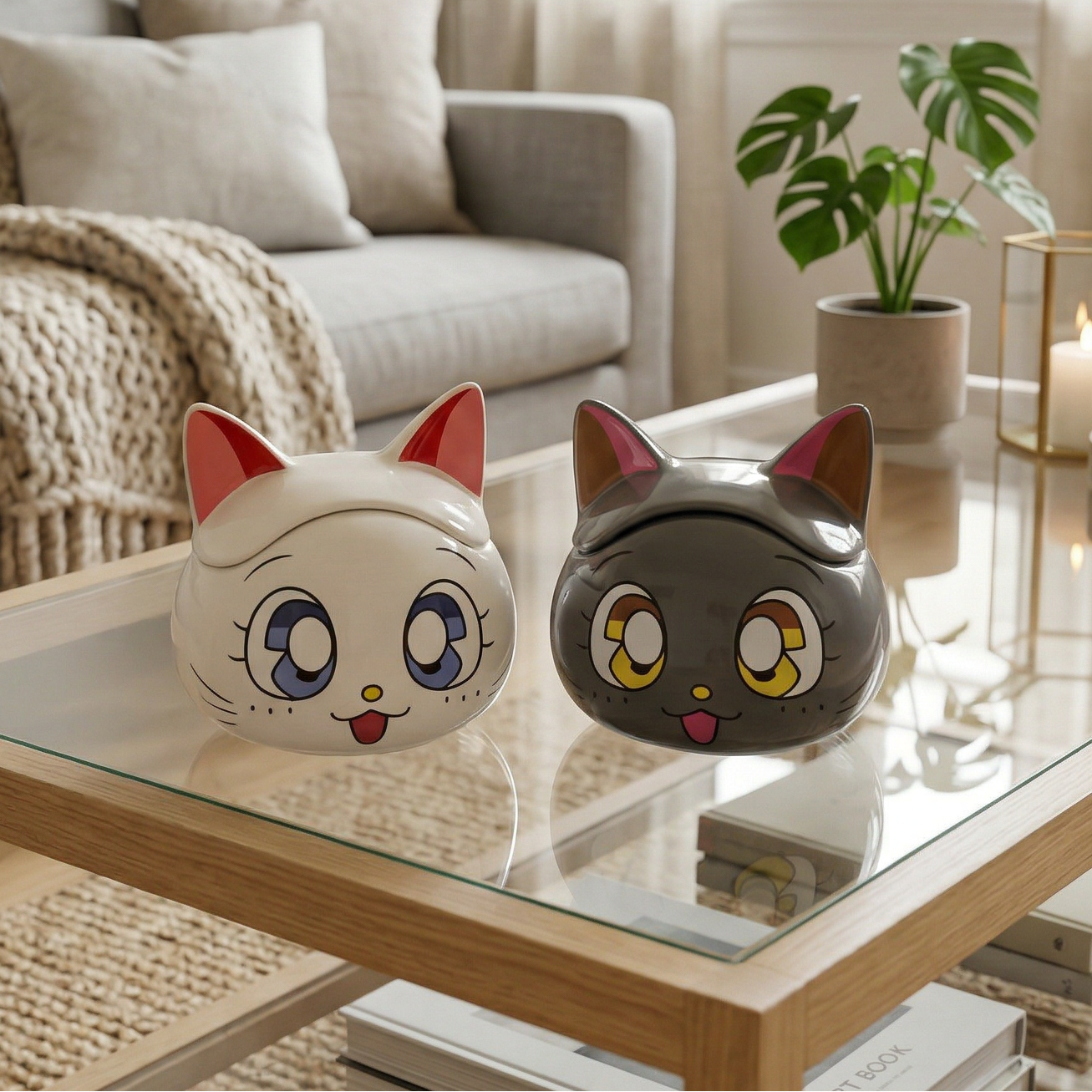 Tazas Luna & Artemis | Tazas de Sailor Moon 