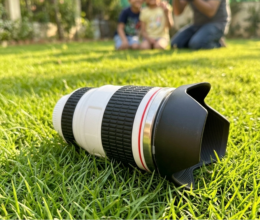 Termo/Taza Lente de Cámara Blanco/para Fotografos