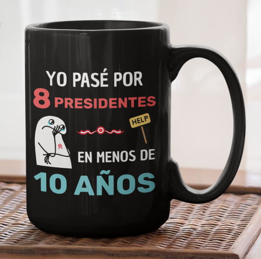 Yo pasé por 8 Presidentes en menos de 10 años