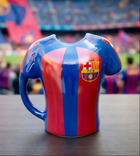 Taza Camiseta Barcelona 3D - Taza FC Barcelona Barça - Taza Fútbol 